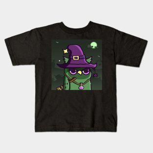 Witch Owl Kids T-Shirt